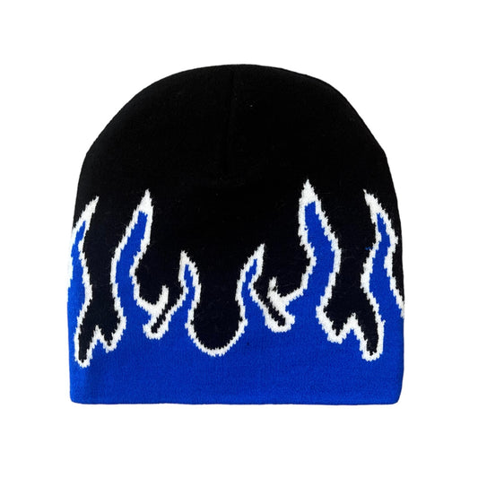 Blue Flames Beanie