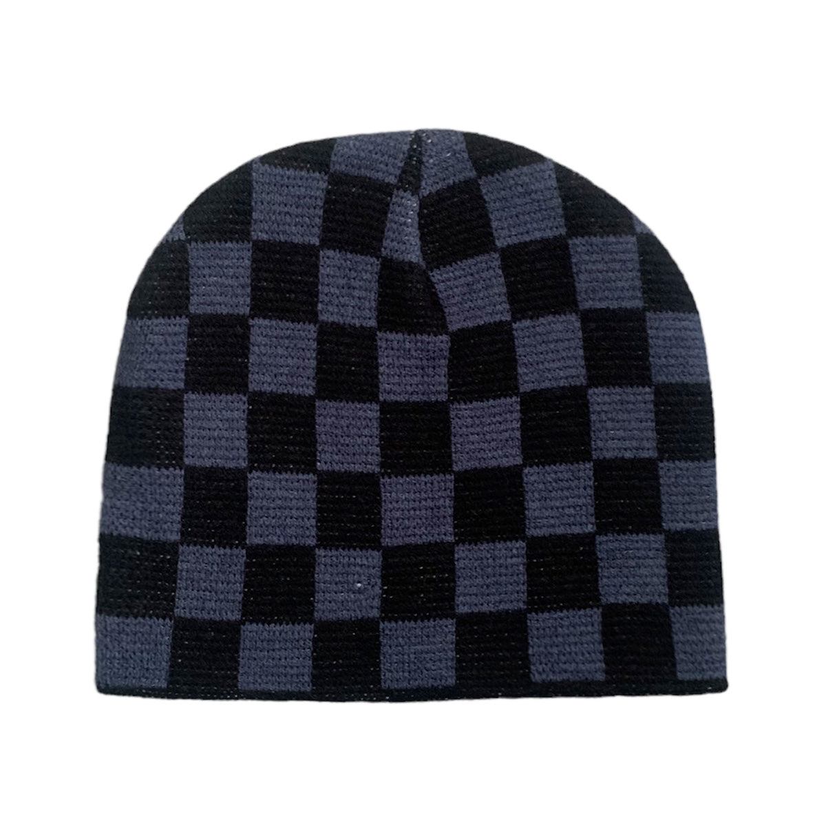 Checkered Pirate Skull Beanie