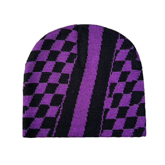 Purple Speedway Beanie