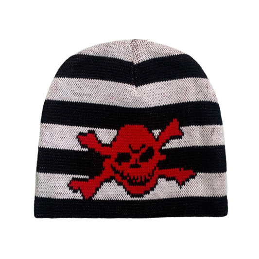 Skulls and Stripes Beanie