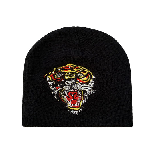 Embroidered Tiger Beanie