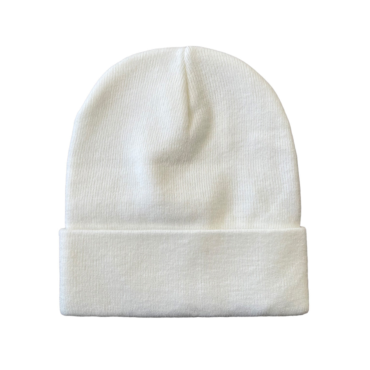 White Traditional Beanie