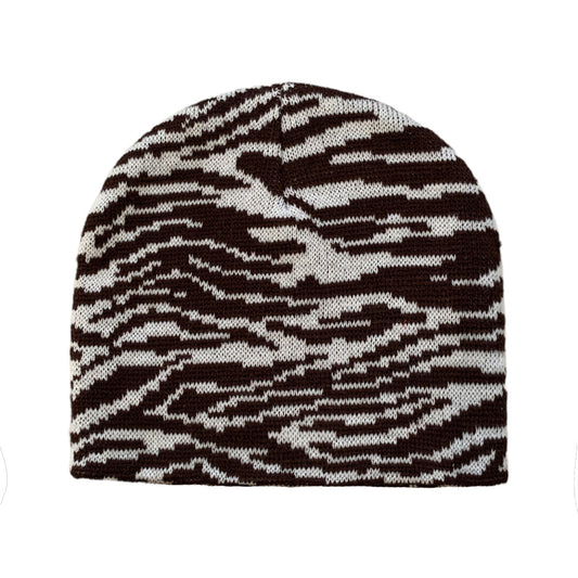 Zebra Print Beanie