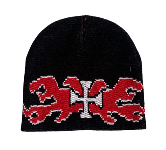 Flaming Cross Beanie