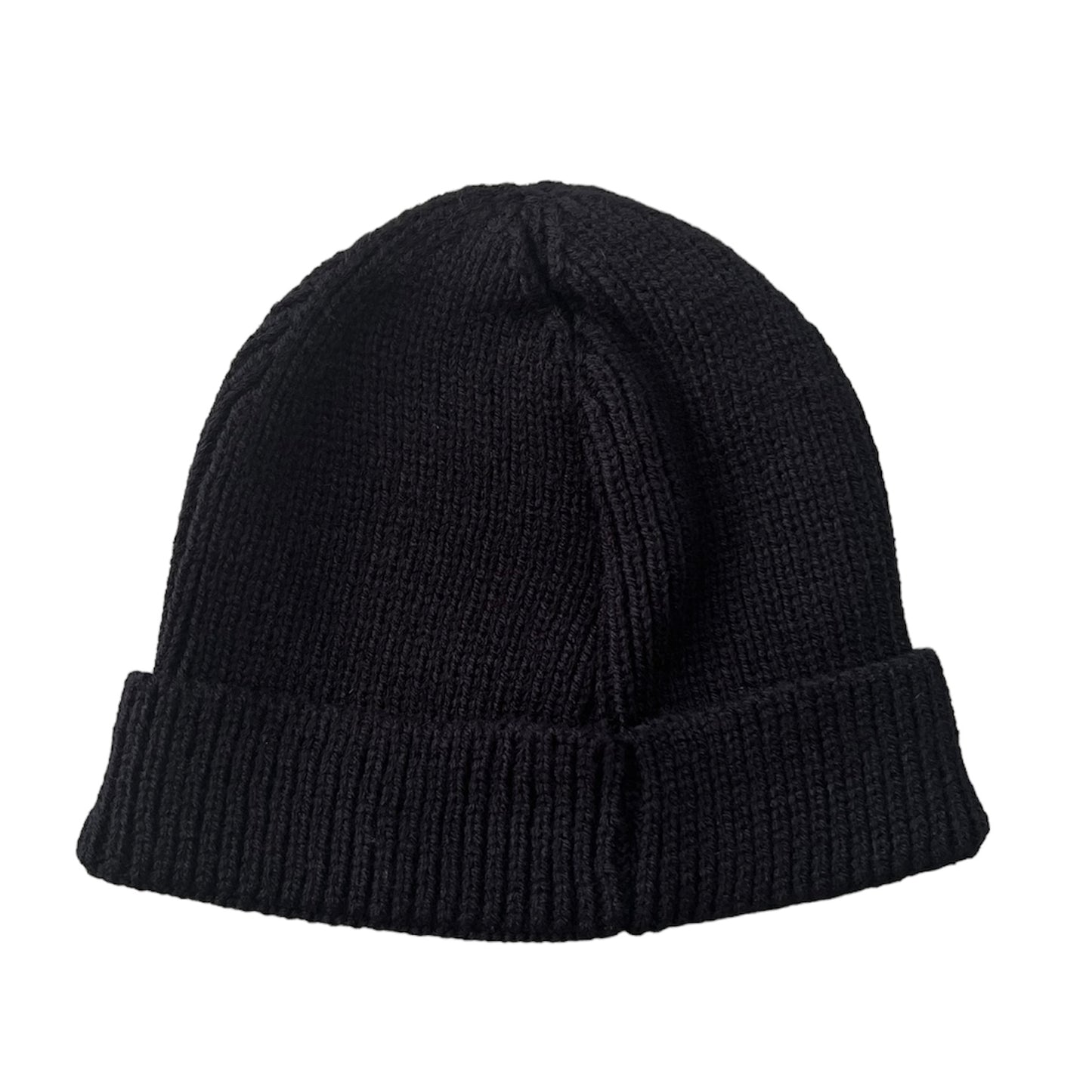 Black Ribbed Beanie