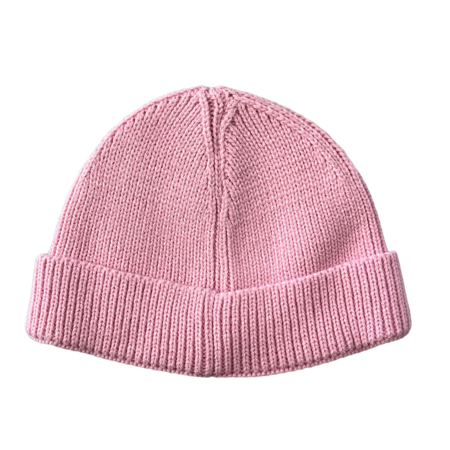 Pink Ribbed Beanie