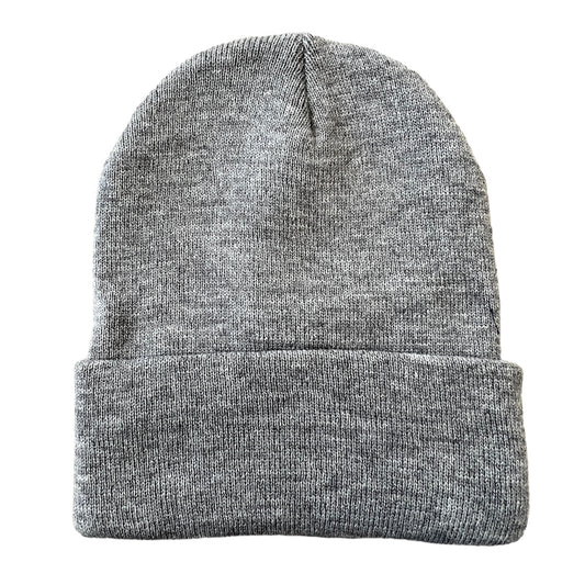 Light Grey Traditional Beanie