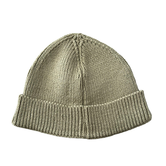 Tan Ribbed Beanie